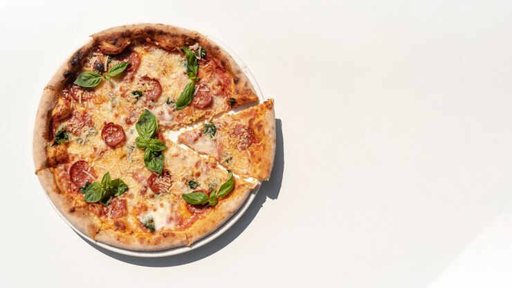 Foto pizza vegana